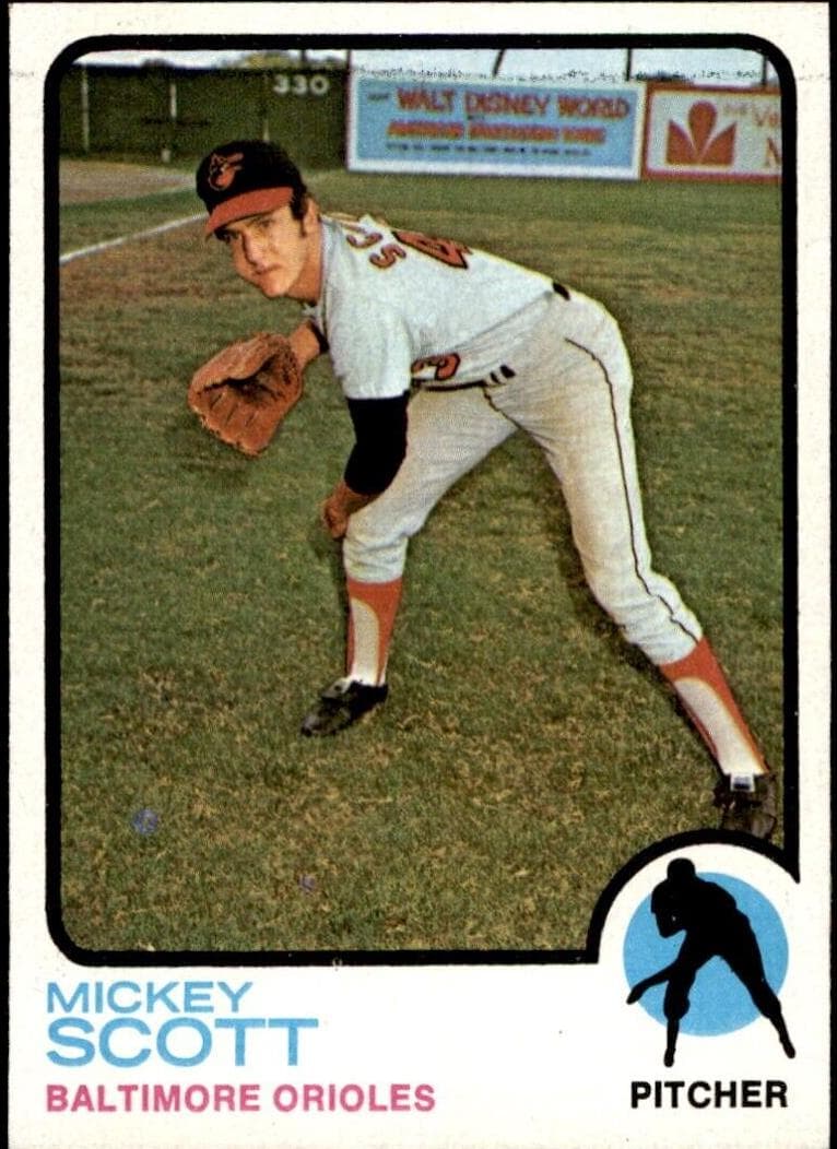 Mickey Scott 1973 topps Topps