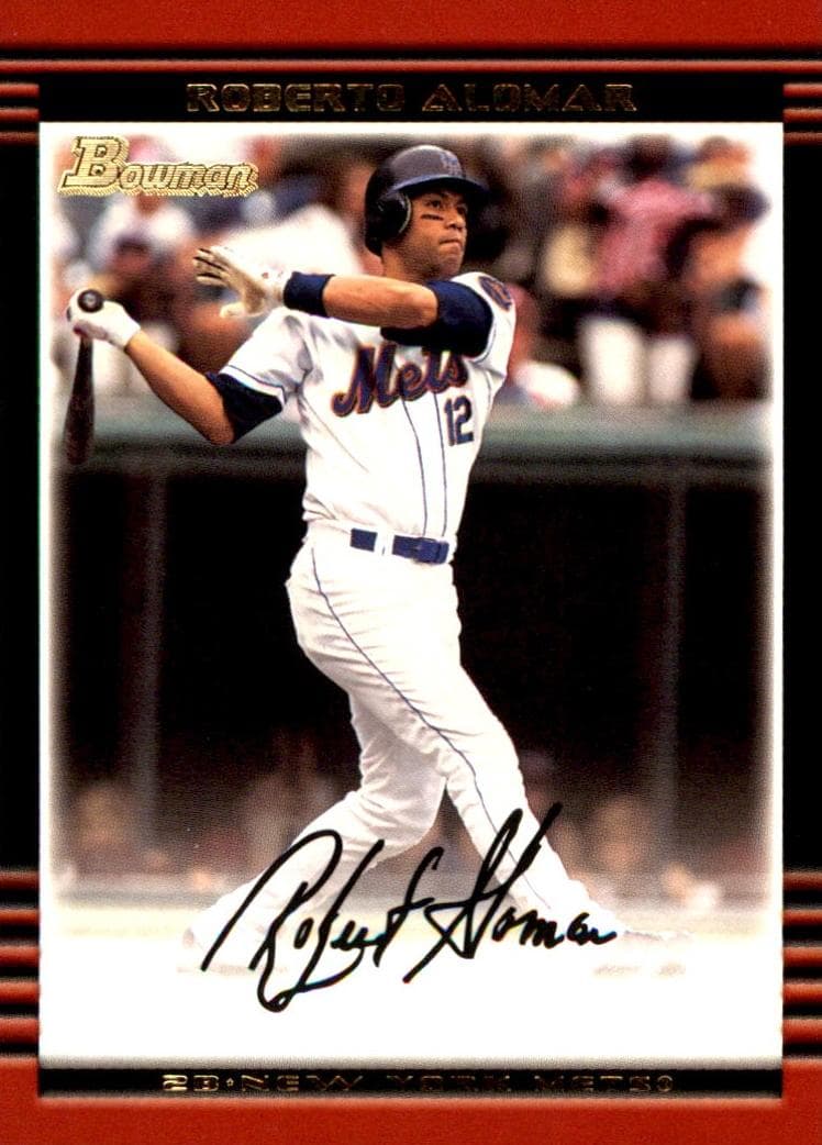 Roberto Alomar 2002 bowman Bowman