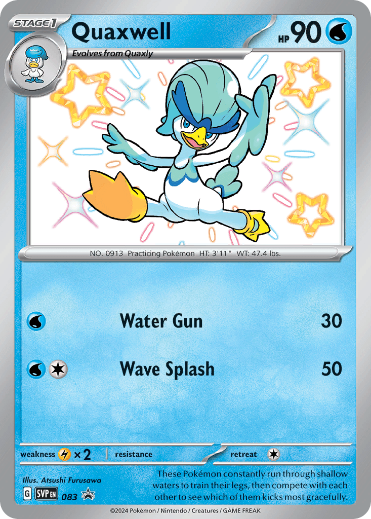 Quaxwell 2023 Pokemon