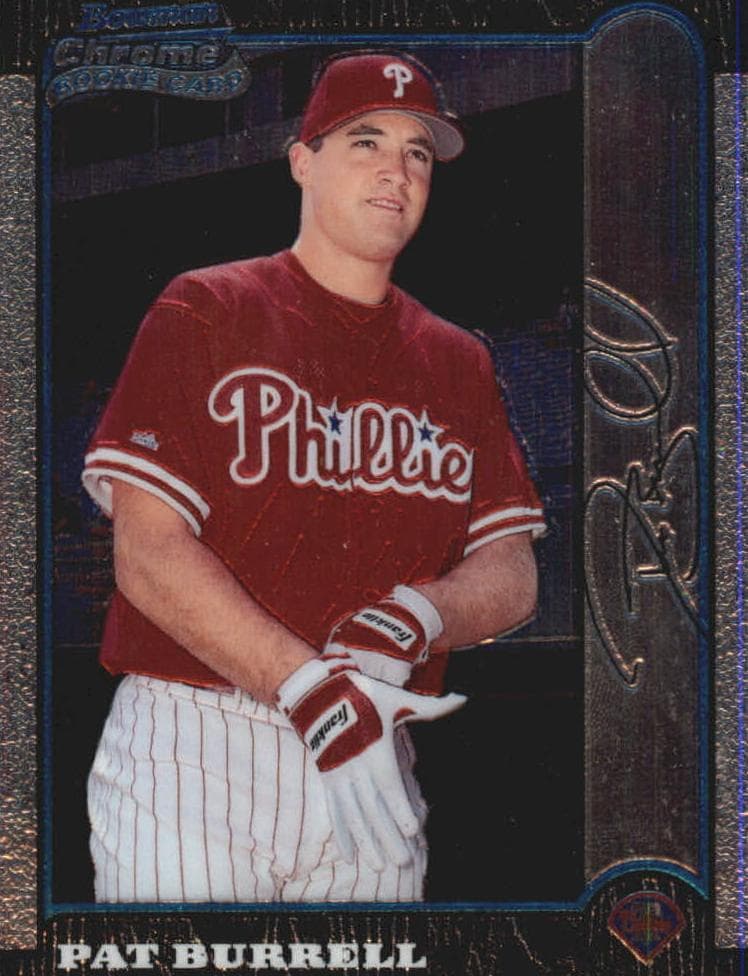 Pat Burrell 1999 bowman Bowman Chrome