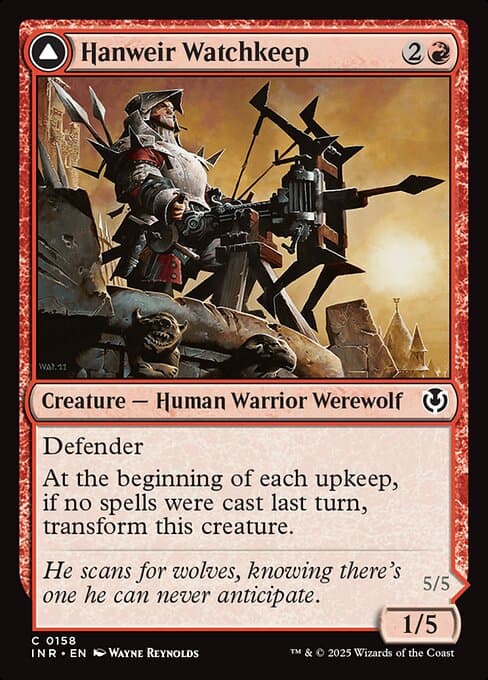 Hanweir Watchkeep // Bane of Hanweir #158