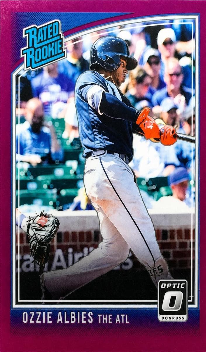 Ozzie Albies trading card