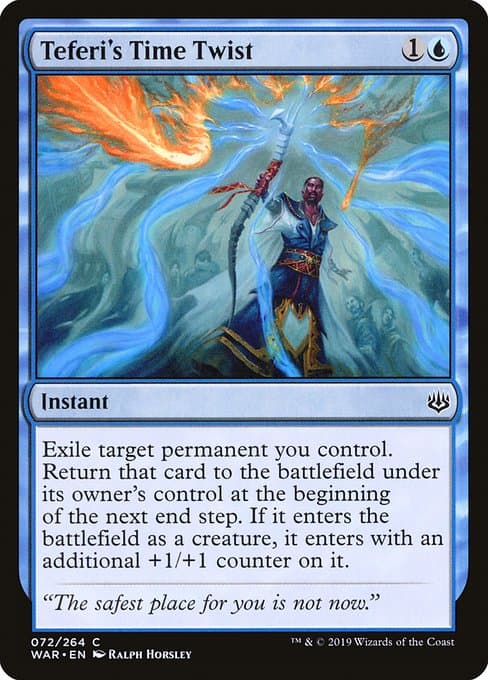 Teferi's Time Twist 2019 Magic: The Gathering War of the Spark