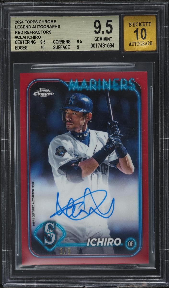 Ichiro 2024 topps Topps Chrome