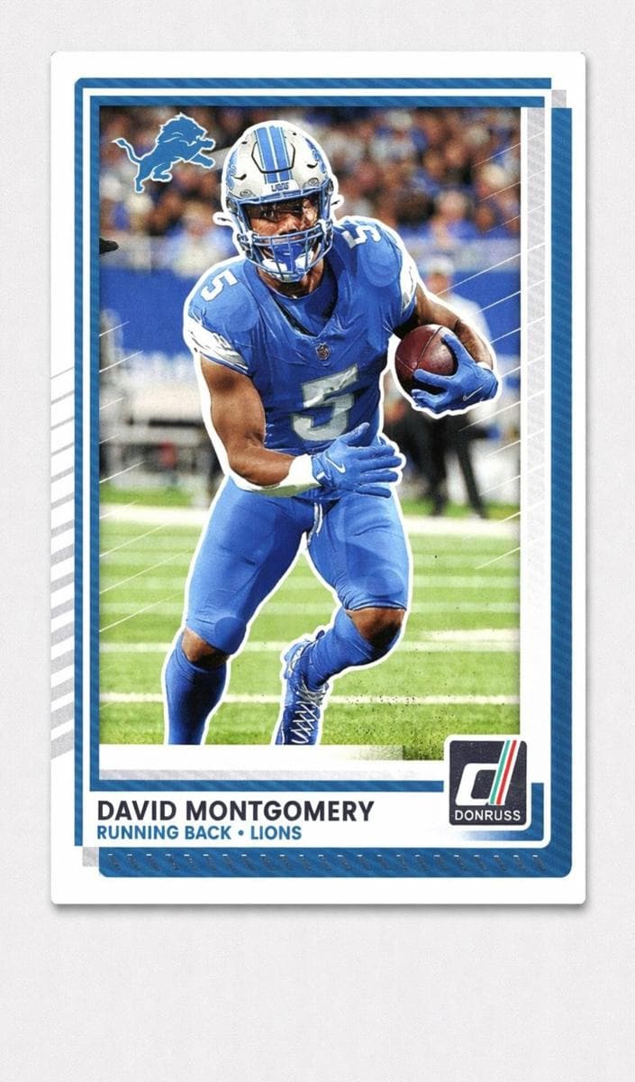 David Montgomery 2025 panini