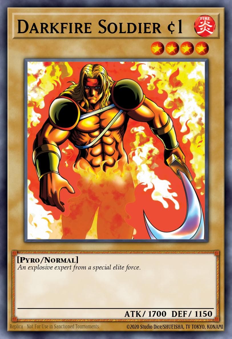 Darkfire Soldier #1 2000 Yu-Gi-Oh! Japanese Curse of Anubis