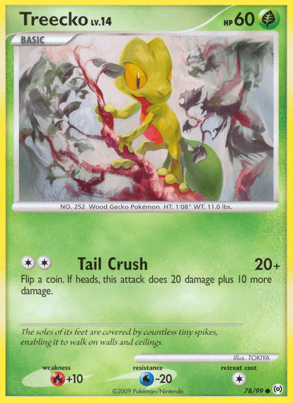 Treecko 2009 Pokemon Arceus Reverse Holo