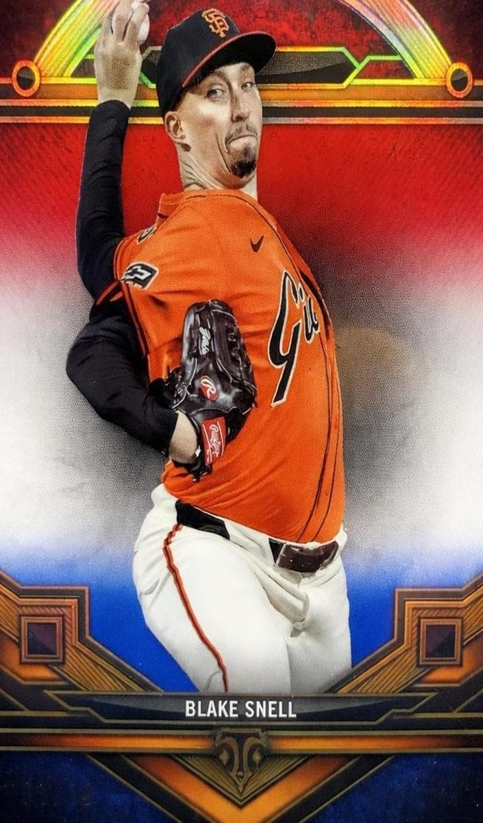 Blake Snell 2024 topps Topps Triple Threads