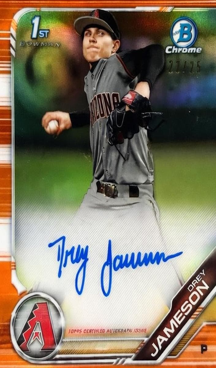 Drey Jameson 2019 bowman Bowman Draft