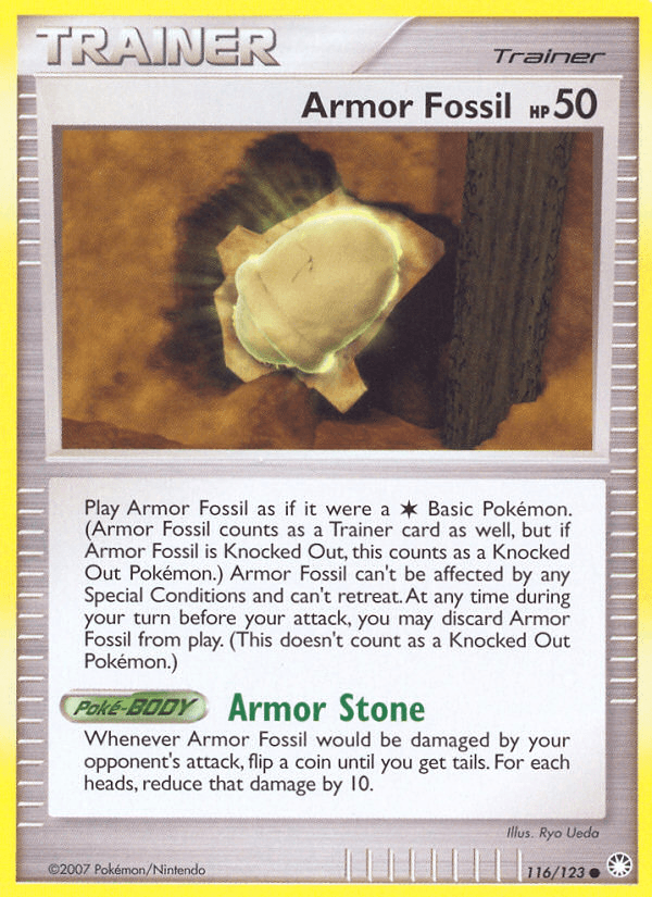 Armor Fossil 2007 Pokemon