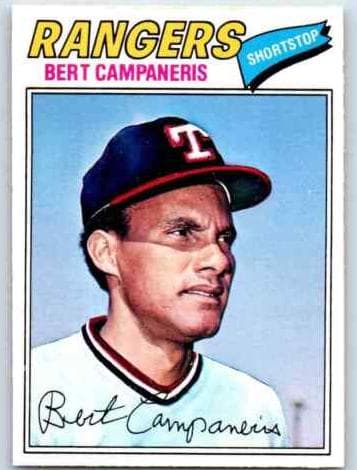 Bert Campaneris 1977 topps O-Pee-Chee