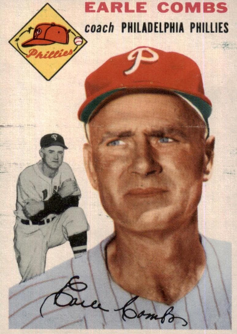 Earle Combs 1954 topps Topps