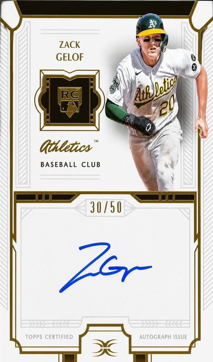 Zack Gelof 2024 topps Topps Definitive Collection