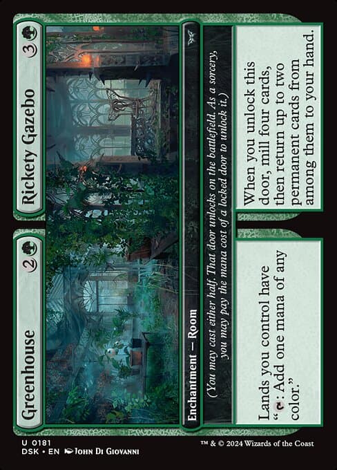 Greenhouse // Rickety Gazebo 2024 Magic: The Gathering Duskmourn: House of Horror