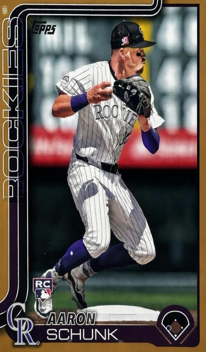 Aaron Schunk 2025 topps Topps