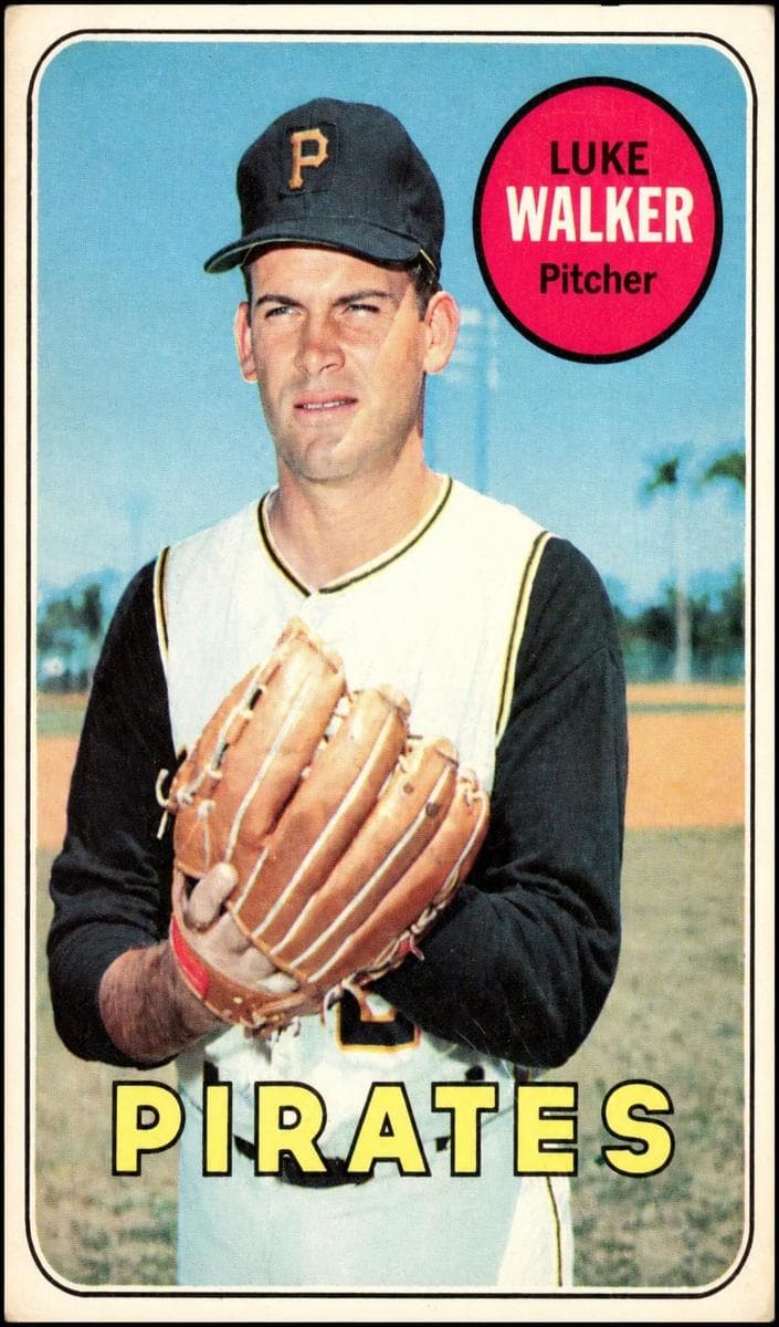 Luke Walker 1969 topps O-Pee-Chee