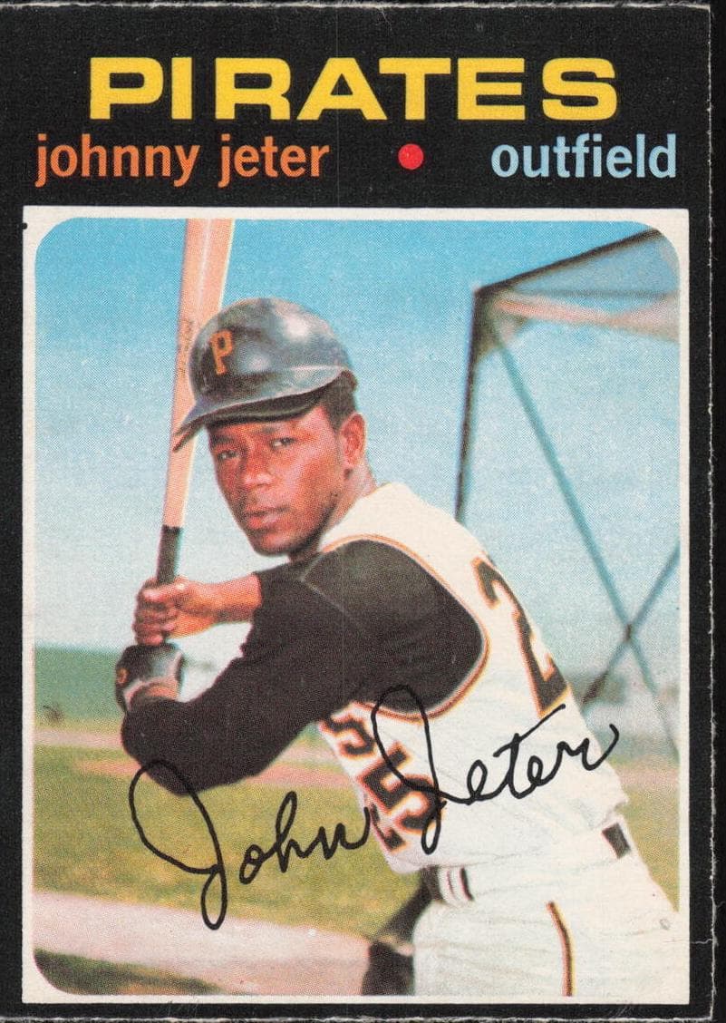 Johnny Jeter 1971 topps O-Pee-Chee