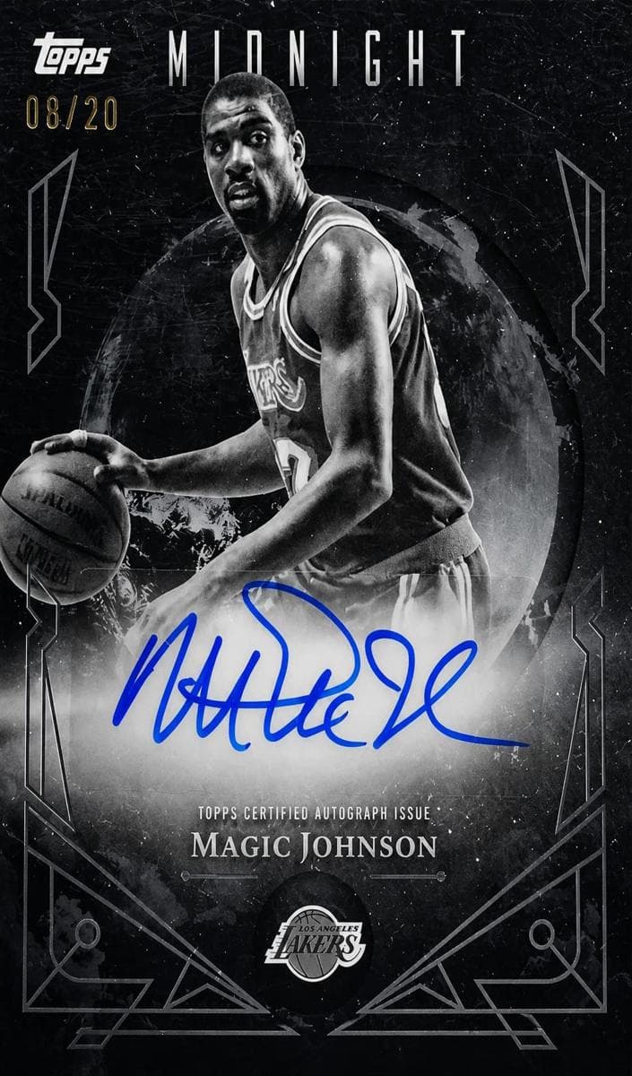 Magic Johnson 2025 topps Topps Midnight