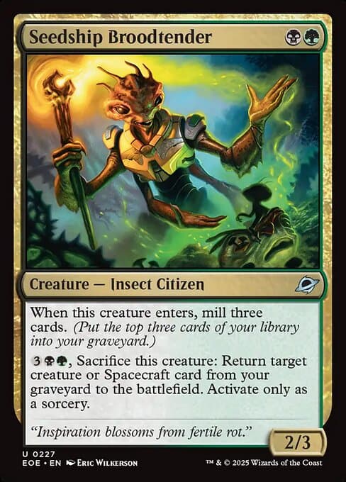 Seedship Broodtender 2025 Magic: The Gathering Edge of Eternities