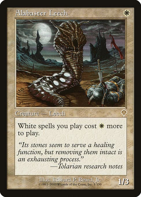 Alabaster Leech 2000 Magic: The Gathering Invasion Foil