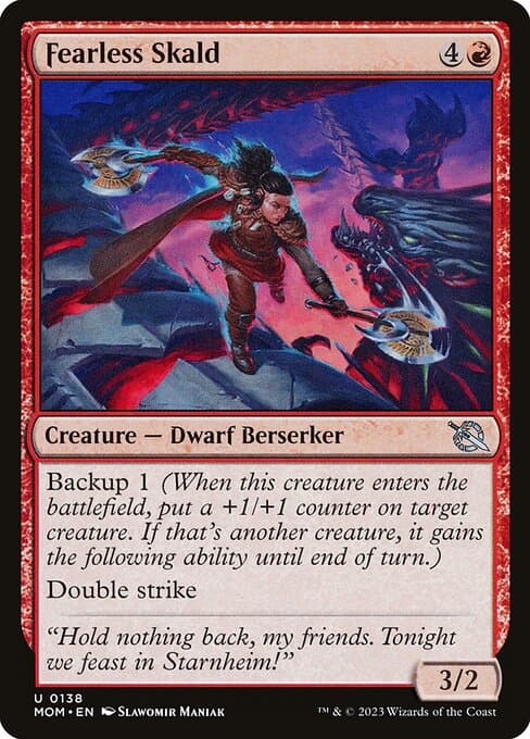 Fearless Skald 2023 Magic: The Gathering March of the Machine