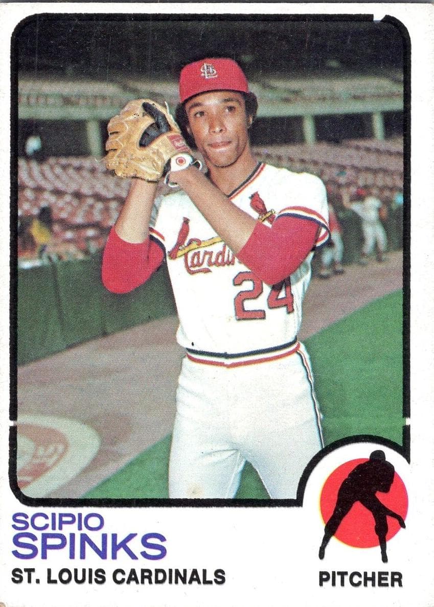 Scipio Spinks 1973 topps Topps
