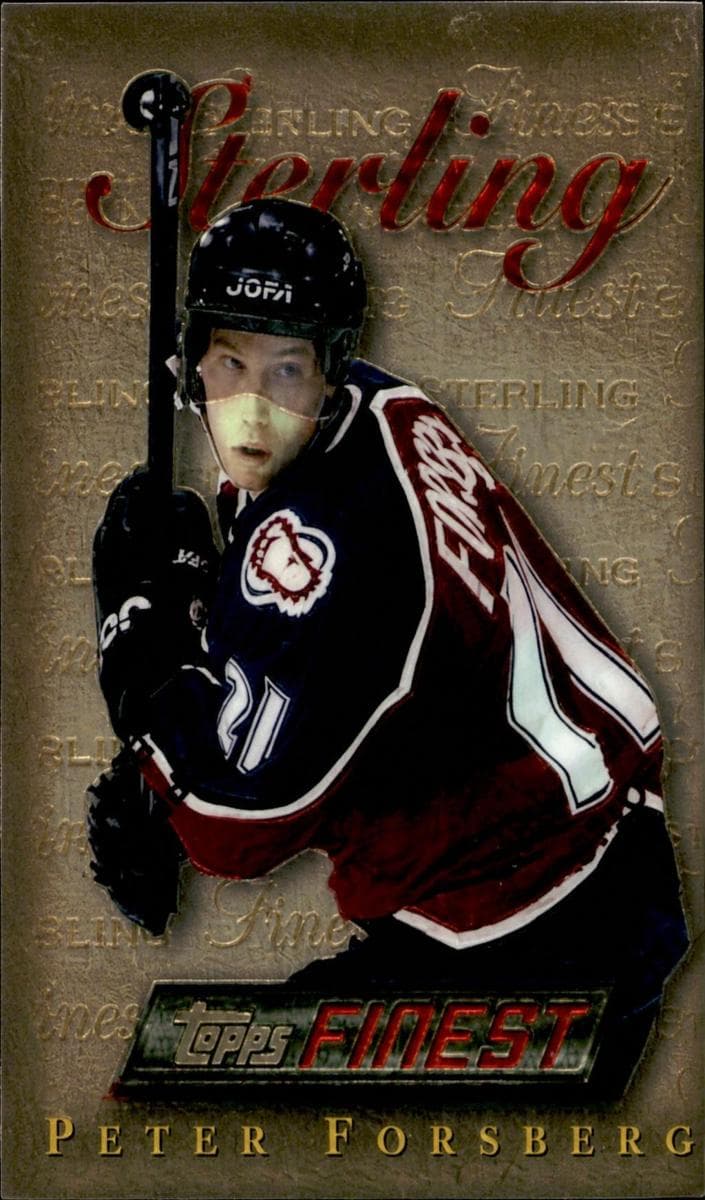 Peter Forsberg 1995 topps
