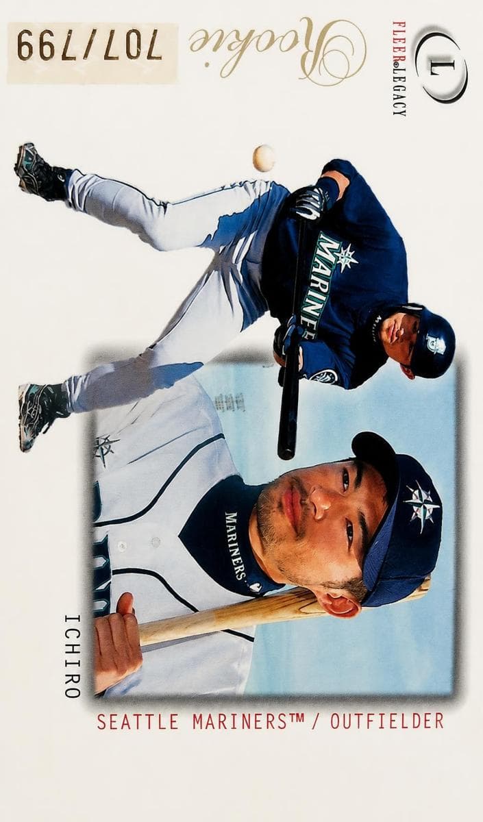 Ichiro 2001 fleer Fleer Legacy