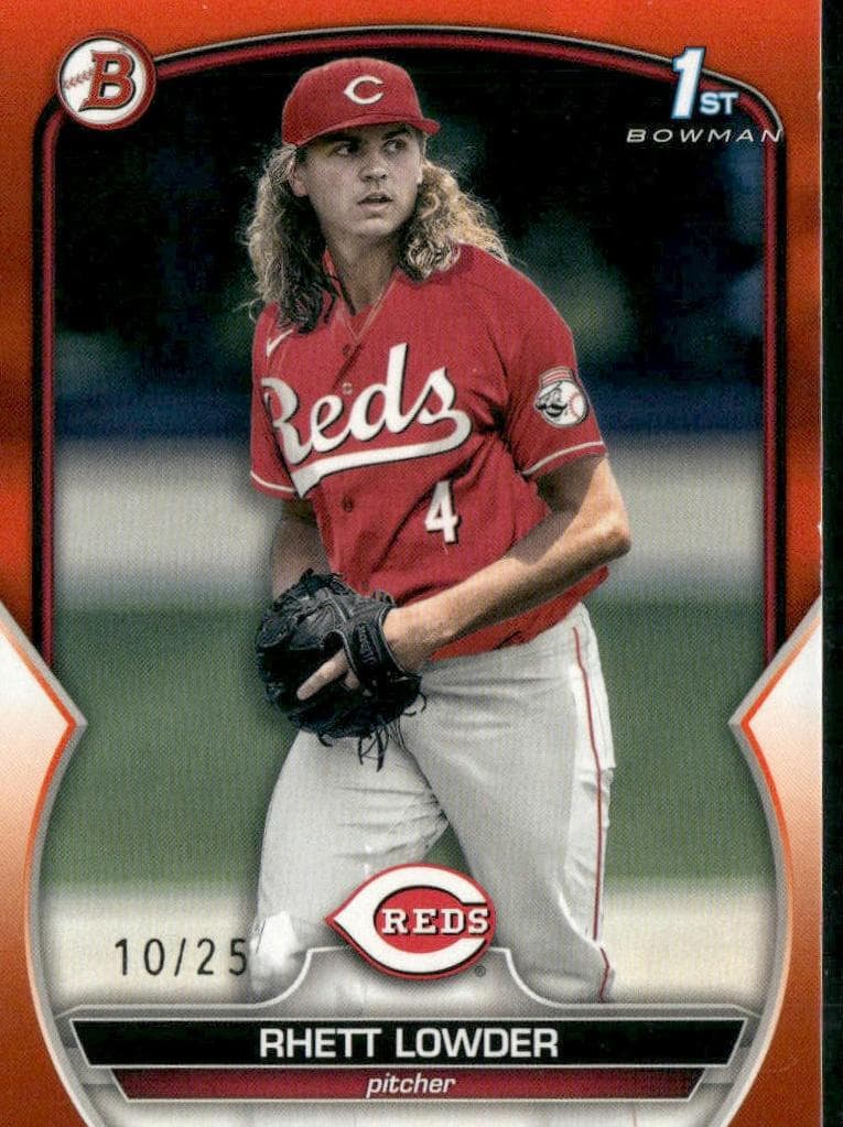 Rhett Lowder 2023 bowman Bowman Draft