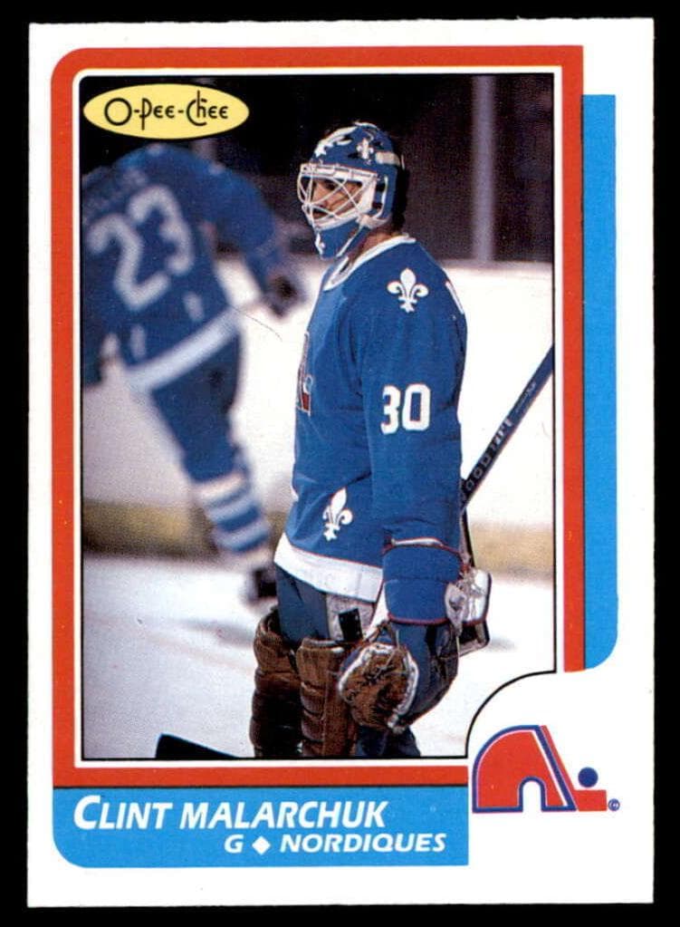 Clint Malarchuk trading card