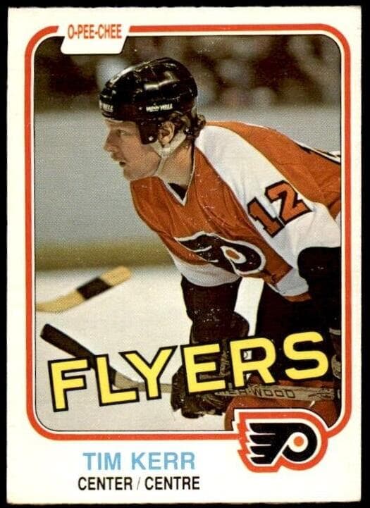 Tim Kerr 1981 topps O-Pee-Chee
