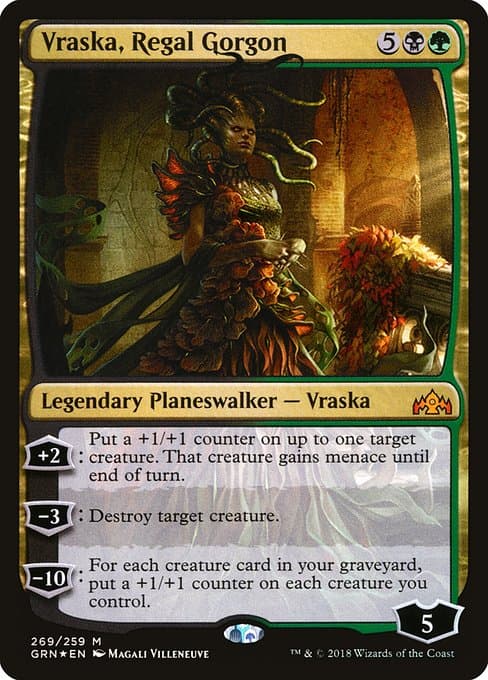 Vraska, Regal Gorgon 2018 Magic: The Gathering Guilds of Ravnica