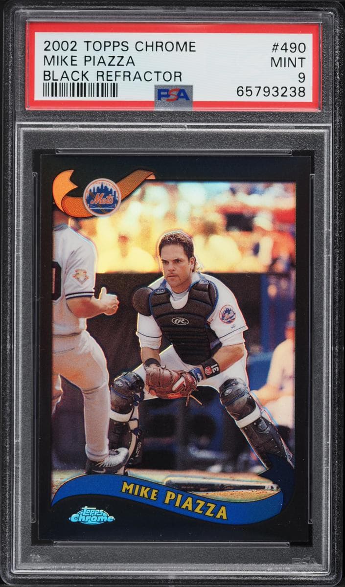 Mike Piazza 2002 topps Topps Chrome