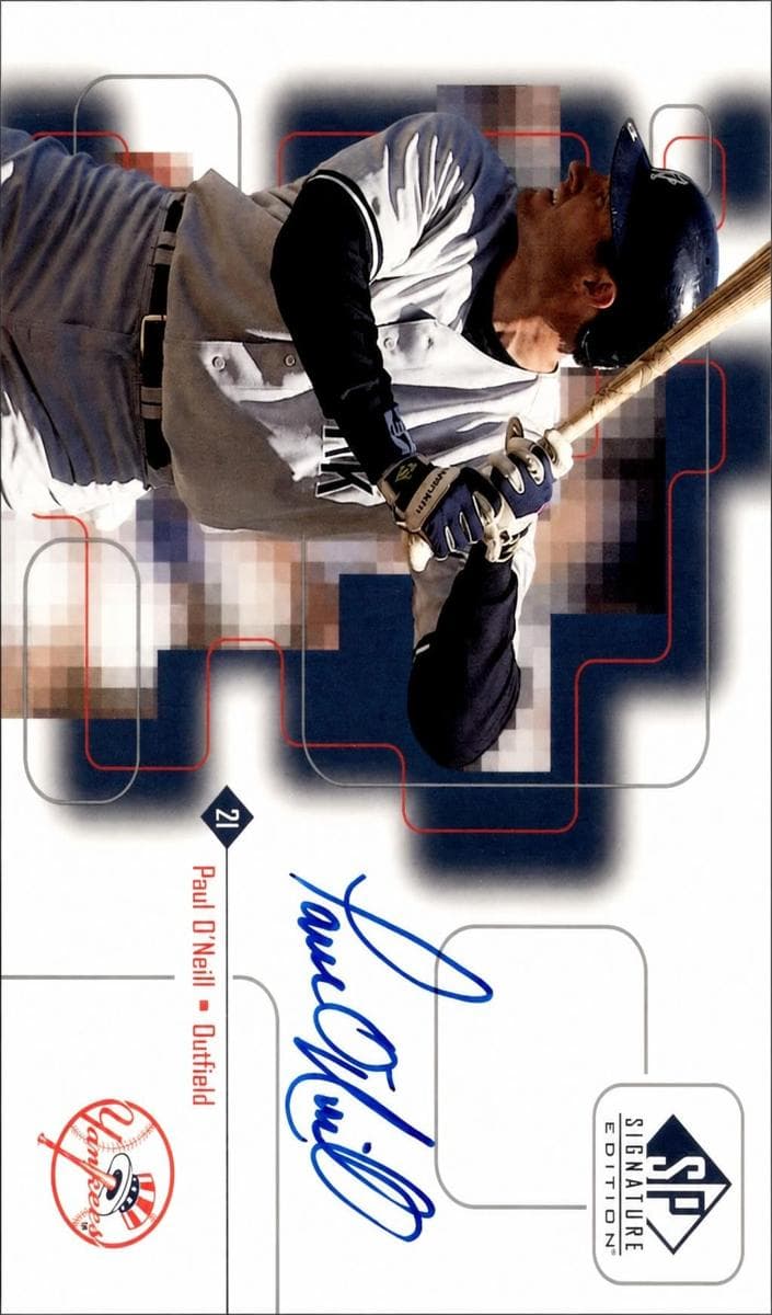 Paul O'Neill 1999 upper-deck