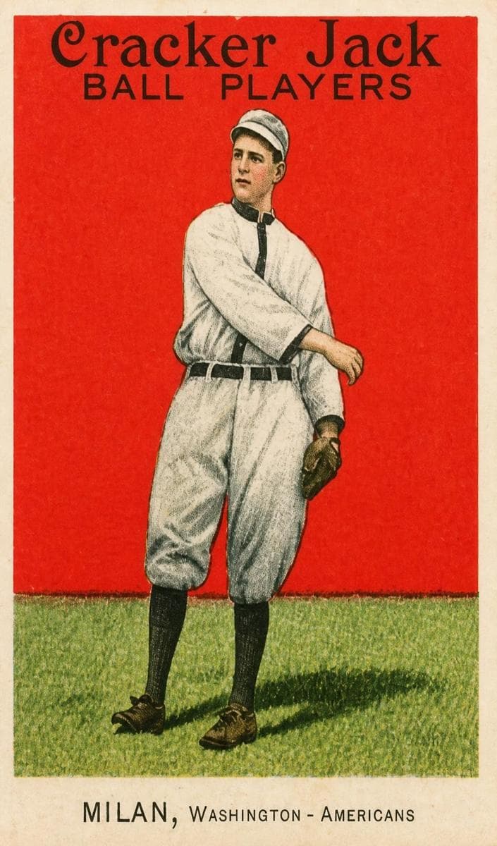 Clyde Milan 1915 unknown Cracker Jack