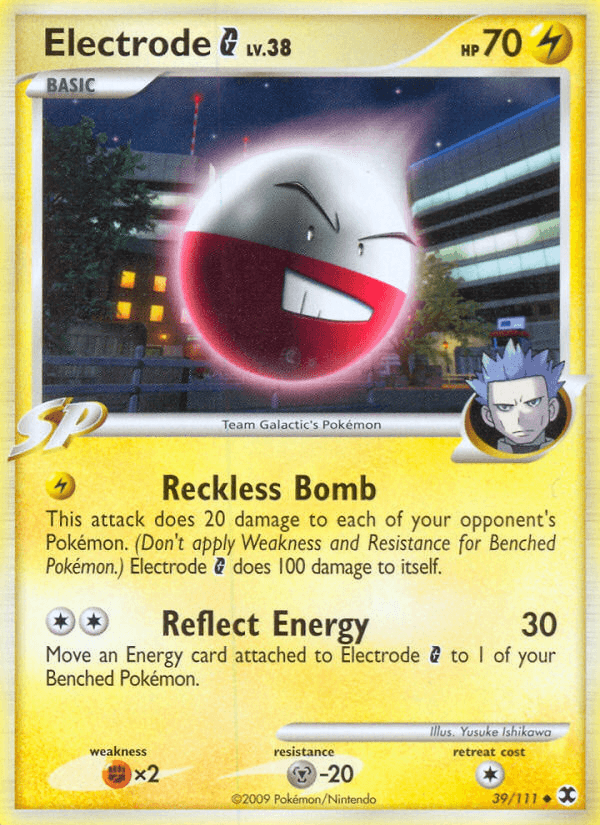 Electrode G 2009 Pokemon Rising Rivals Reverse Holo