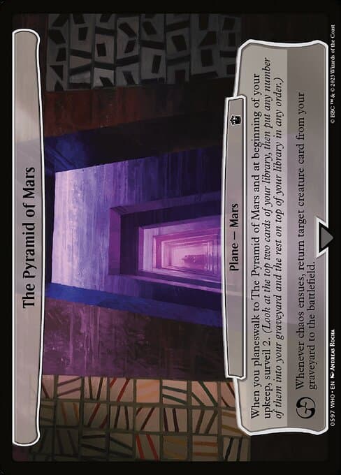 The Pyramid of Mars 2023 Magic: The Gathering Doctor Who