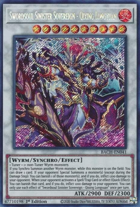 Swordsoul Sinister Sovereign - Qixing Longyuan 2022 Yu-Gi-Oh!