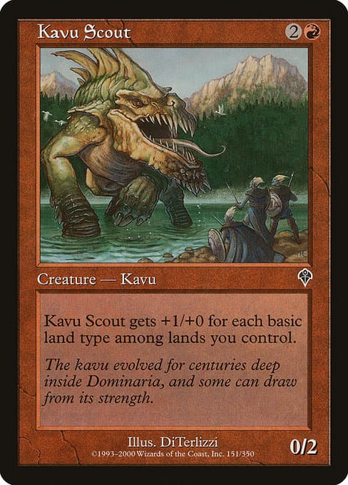 Kavu Scout 2000 Magic: The Gathering