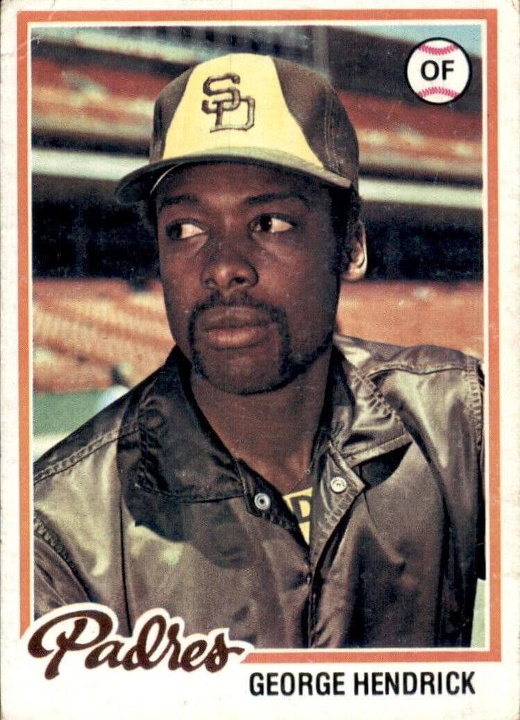 George Hendrick 1978 topps Topps