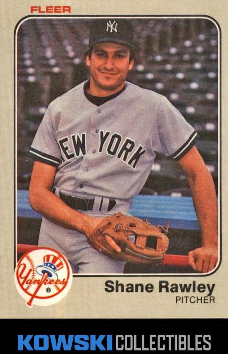 Shane Rawley 1983 fleer Fleer