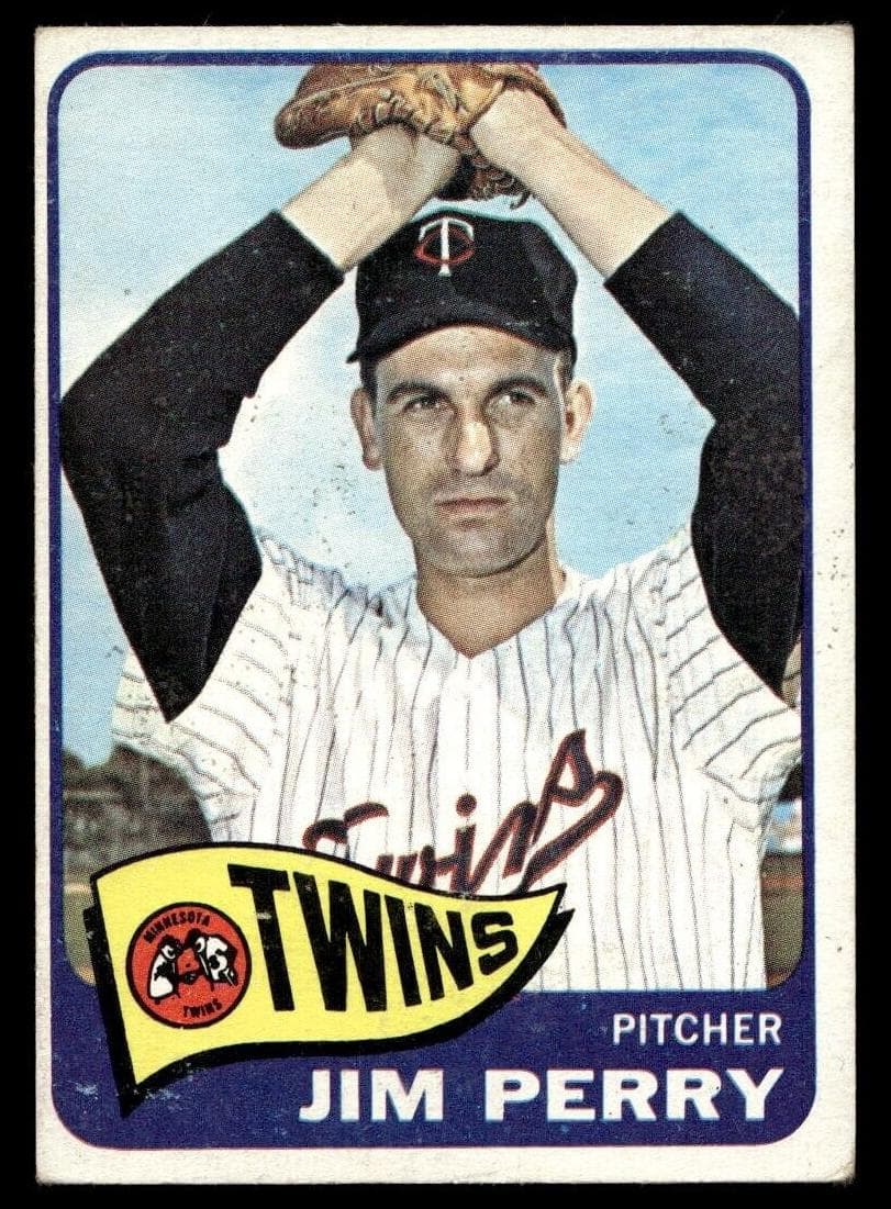 Jim Perry 1965 topps Topps