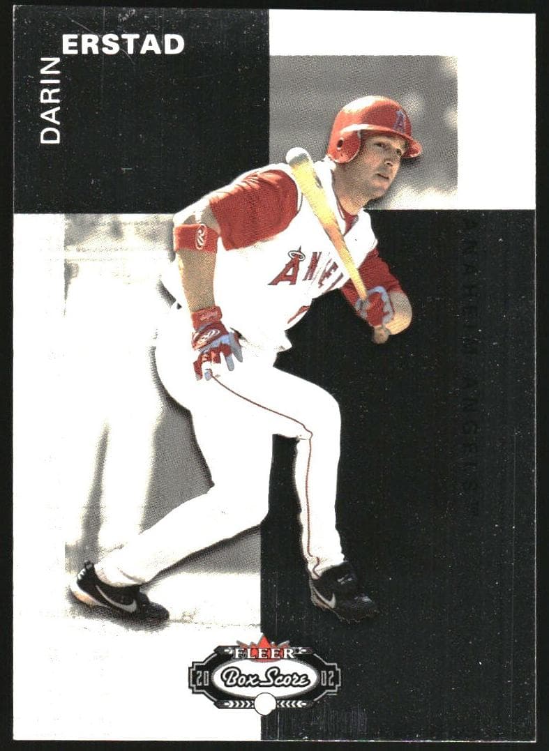 Darin Erstad 2002 fleer Fleer Box Score