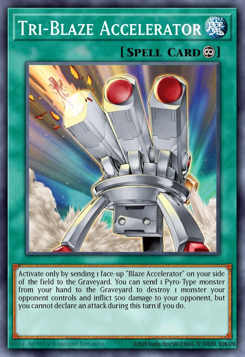 Tri-Blaze Accelerator 2022 Yu-Gi-Oh! Speed Duel GX: Duel Academy Box