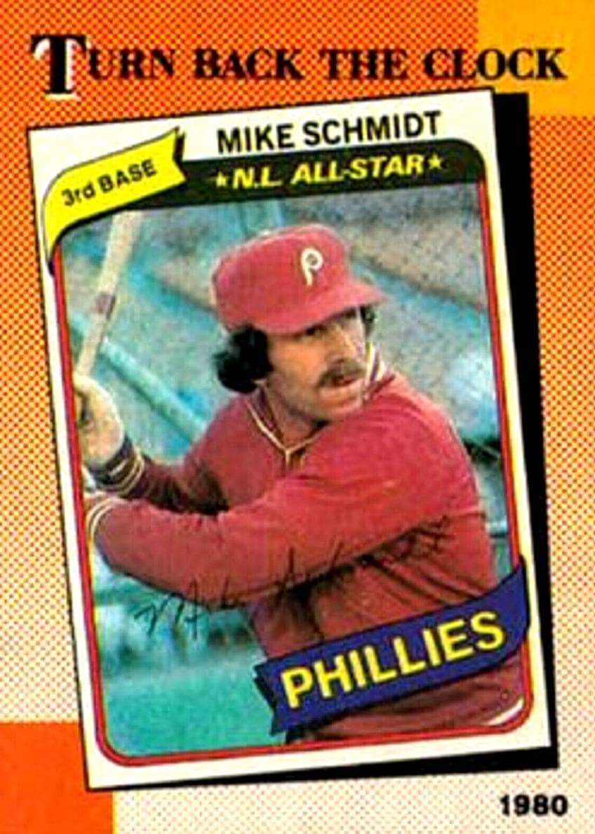 Mike Schmidt 1990 topps O-Pee-Chee