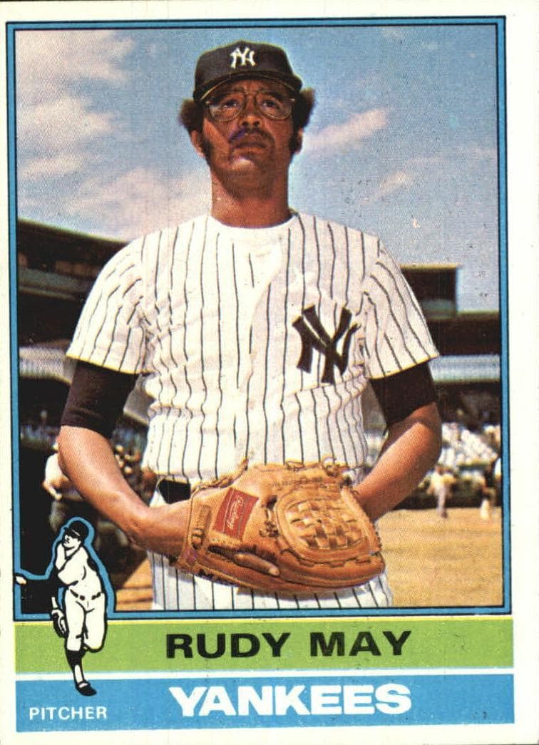 Rudy May 1976 topps