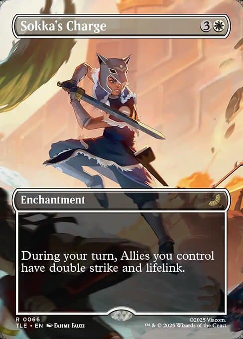 Sokka's Charge 2025 Magic: The Gathering Avatar: The Last Airbender Eternal Borderless
