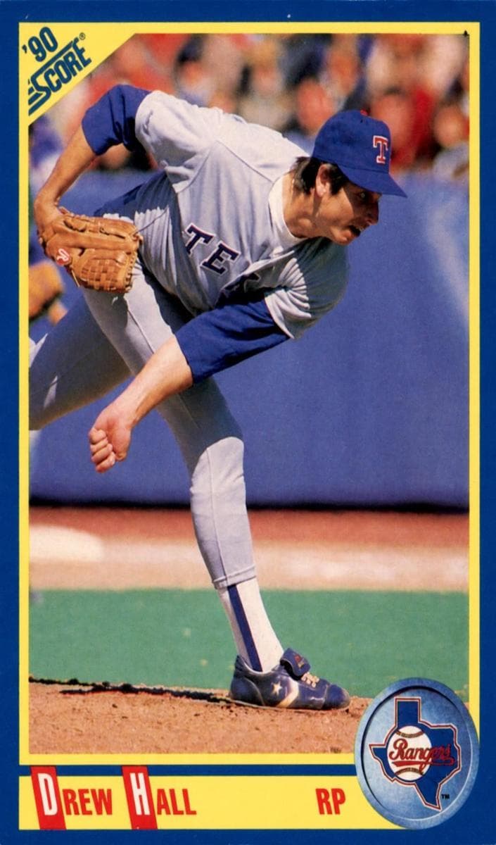 Drew Hall trading card