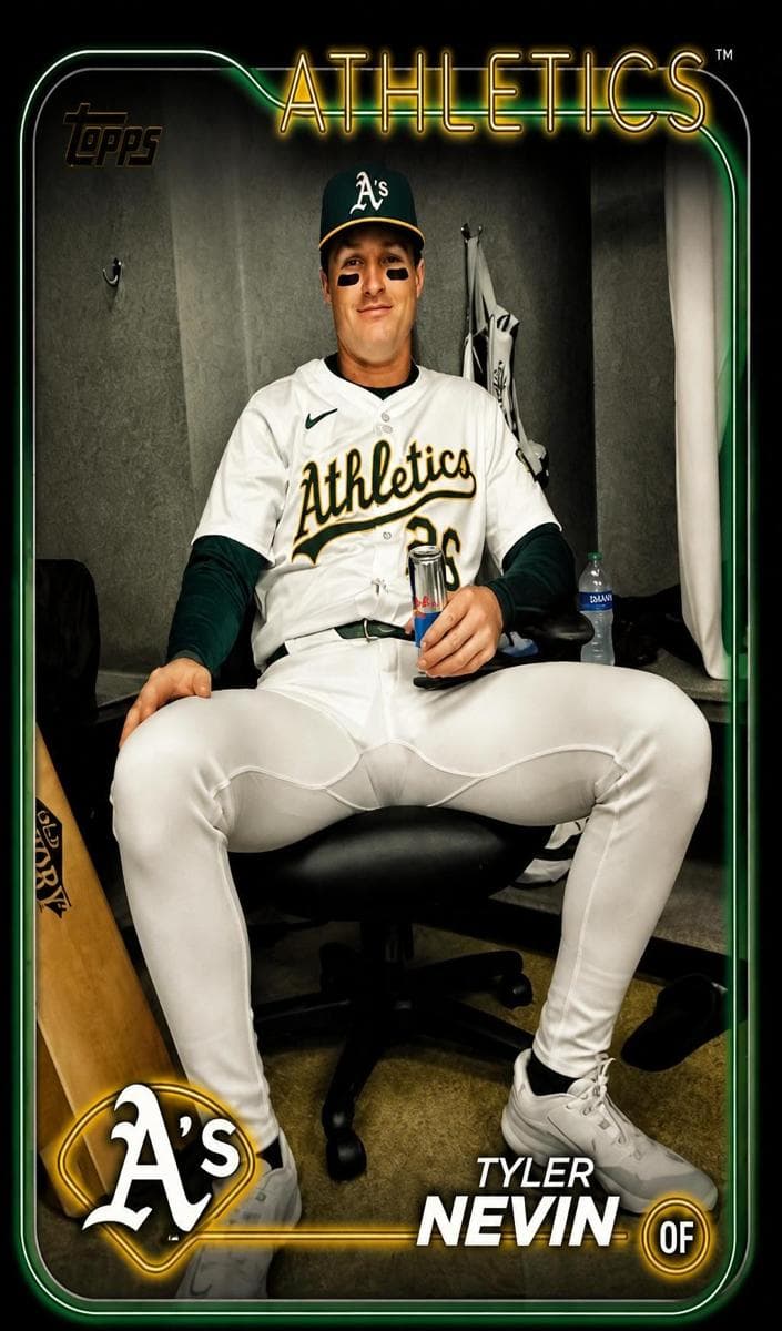 Tyler Nevin trading card
