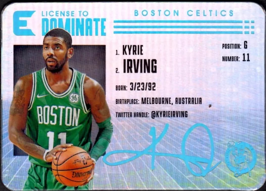 Kyrie Irving 2017 panini